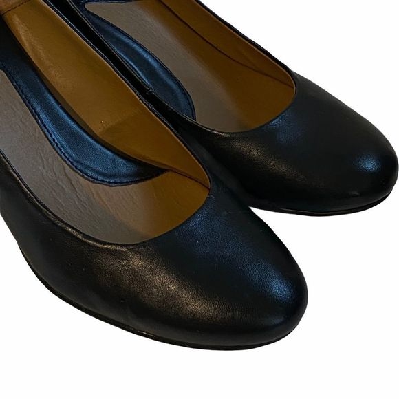 JUDY Soft Shoe by Medicus Brown Comfort Work Heels - Picture 5 of 9
